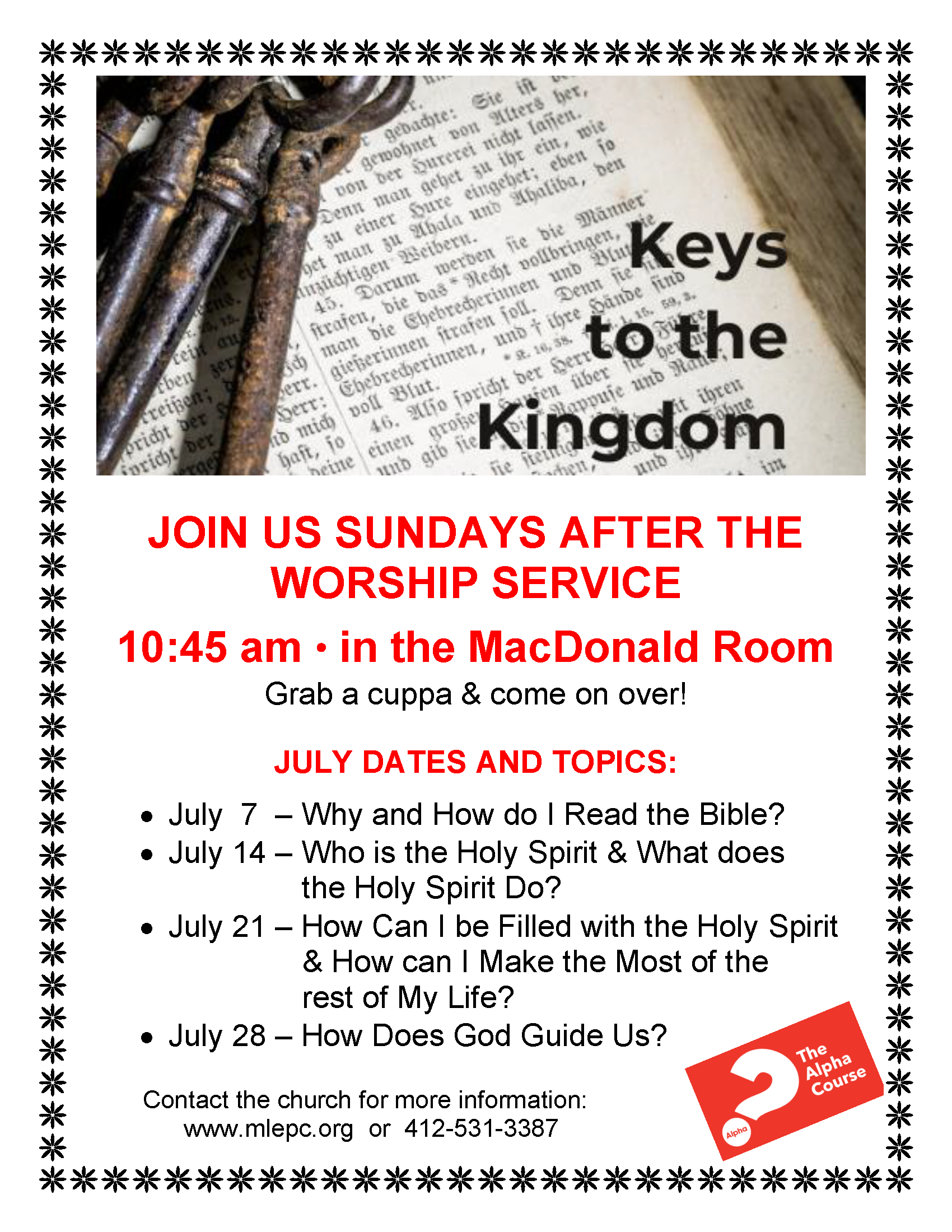 Keys to Kingdom Poster